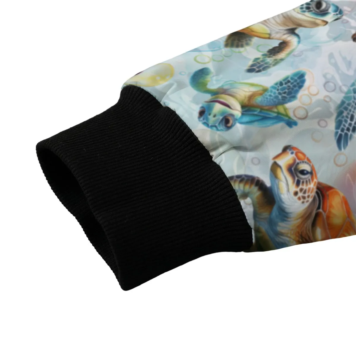 10 Animal Designs Polyester Fleece Bomber Jacket / Zipper Closure