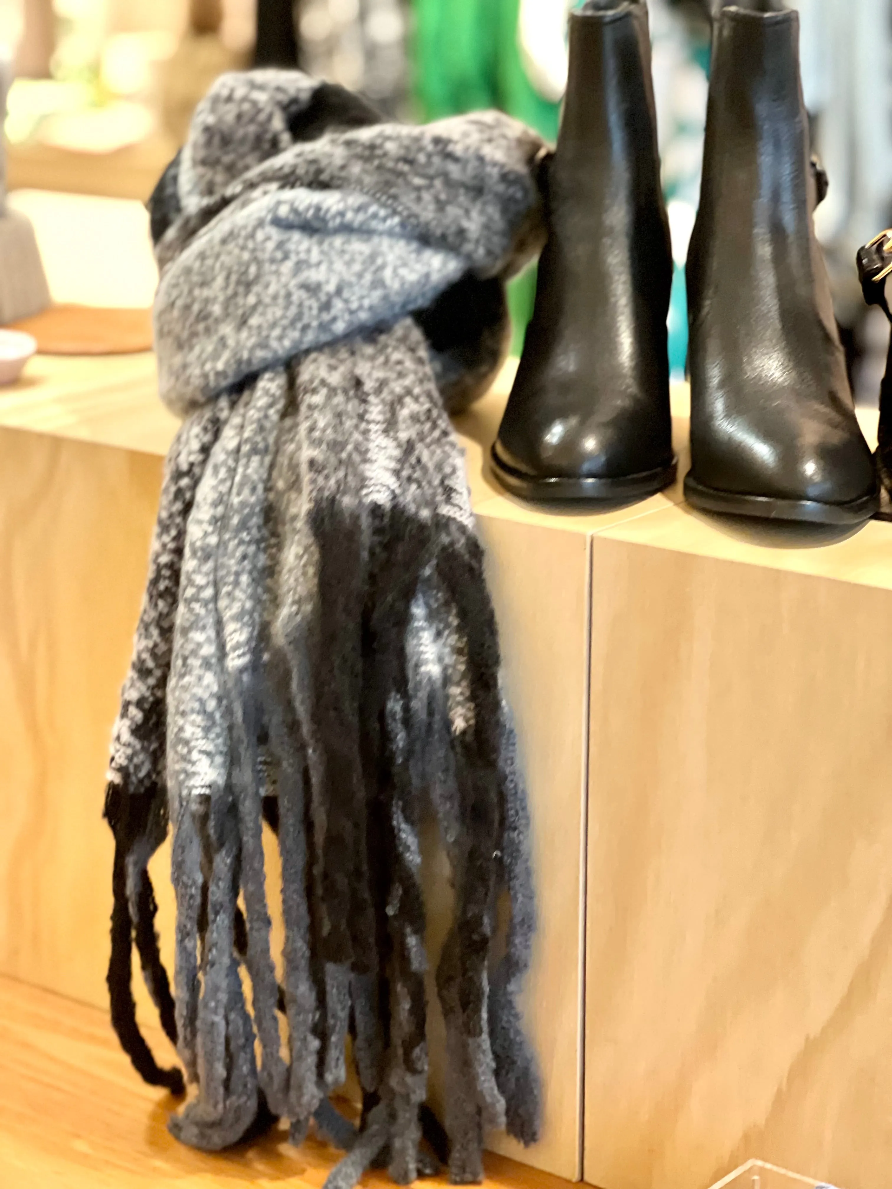 50 Shades of Grey Scarf - Black/Grey