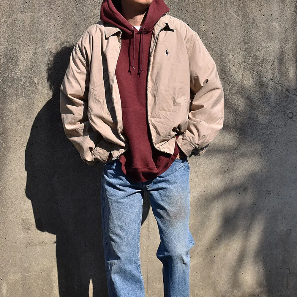 90's　Polo Ralph Lauren/ポロ ラルフローレン  チェックライナー スイングトップジャケット　230322