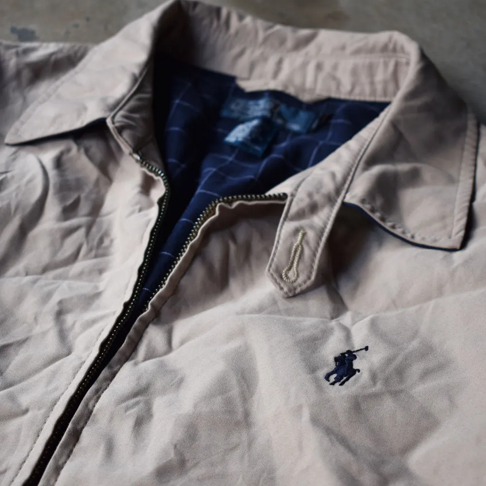 90's　Polo Ralph Lauren/ポロ ラルフローレン  チェックライナー スイングトップジャケット　230322