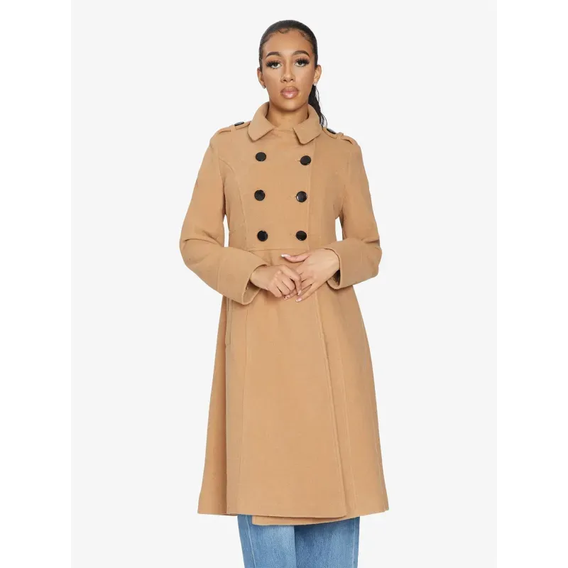 A-Line Double Breasted Coat