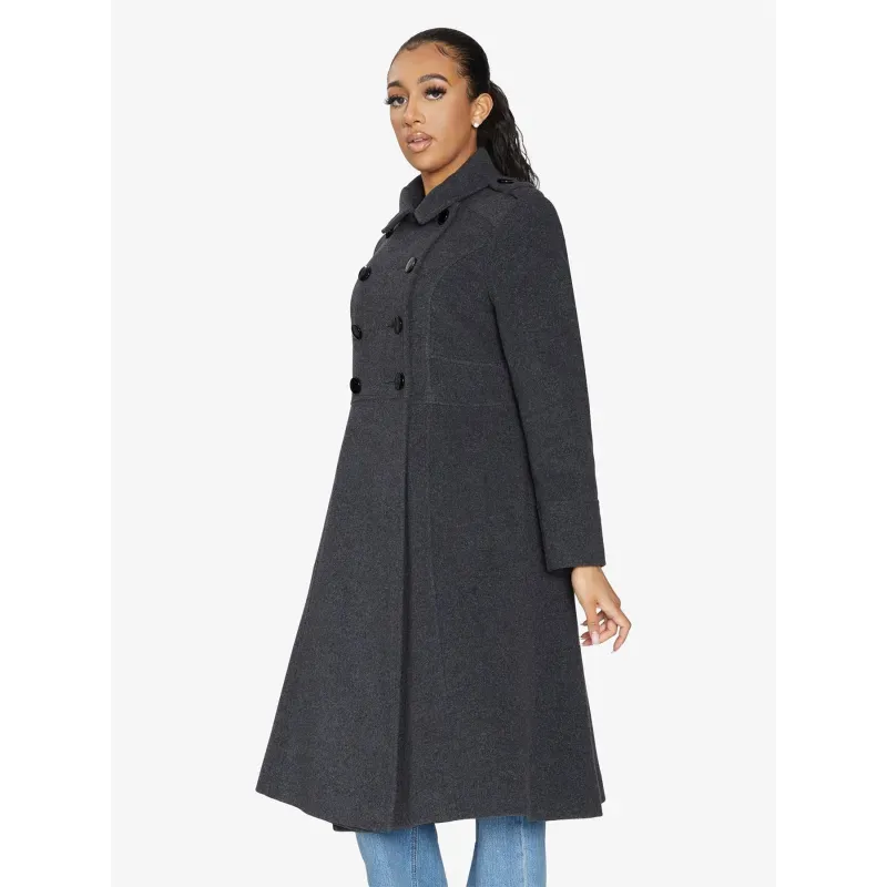 A-Line Double Breasted Coat