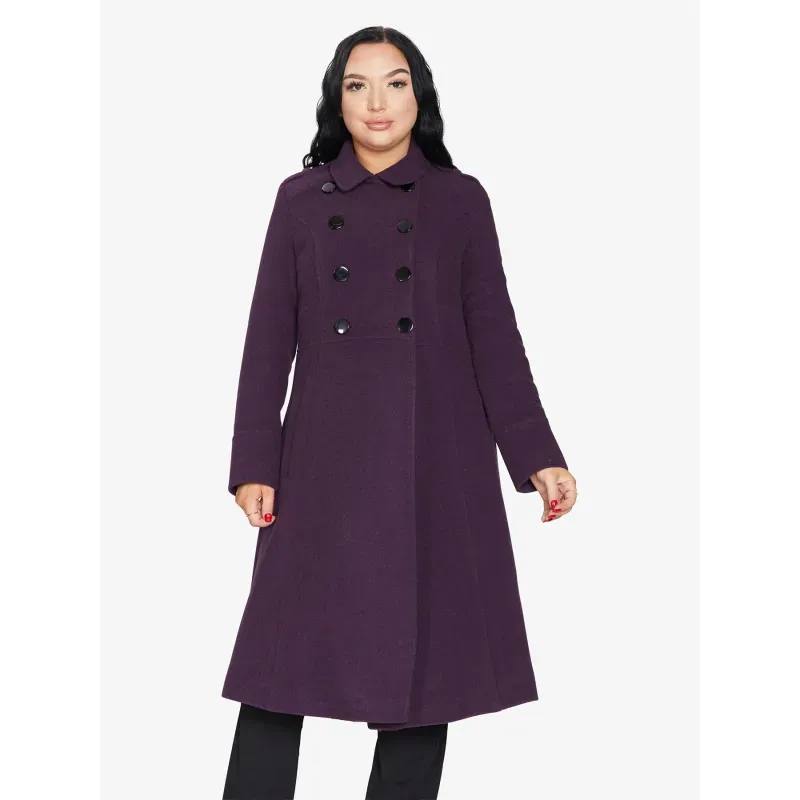A-Line Double Breasted Coat