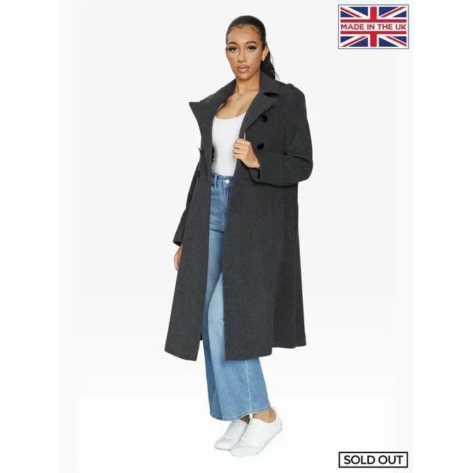 A-Line Double Breasted Coat
