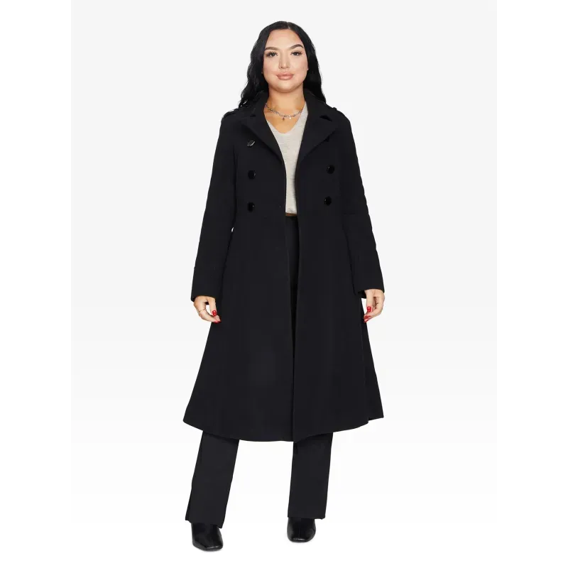A-Line Double Breasted Coat
