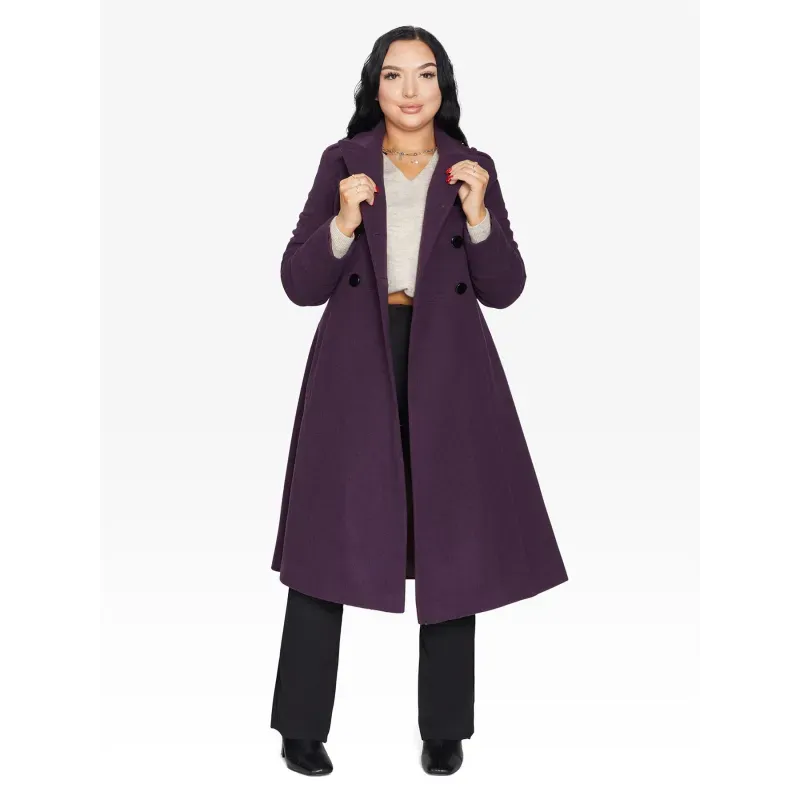 A-Line Double Breasted Coat