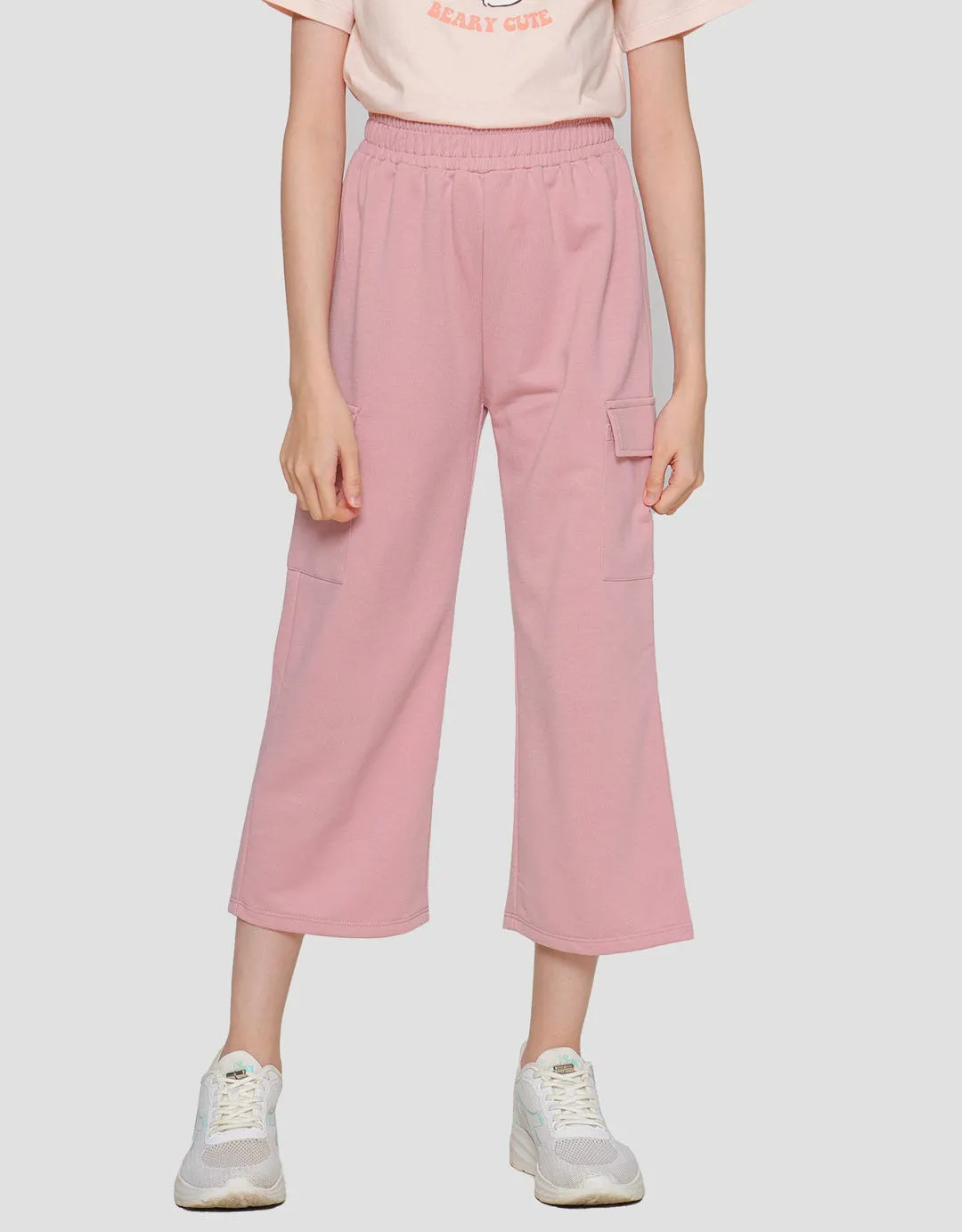 Aero Wideleg Kargo Celana Panjang Anak Perempuan