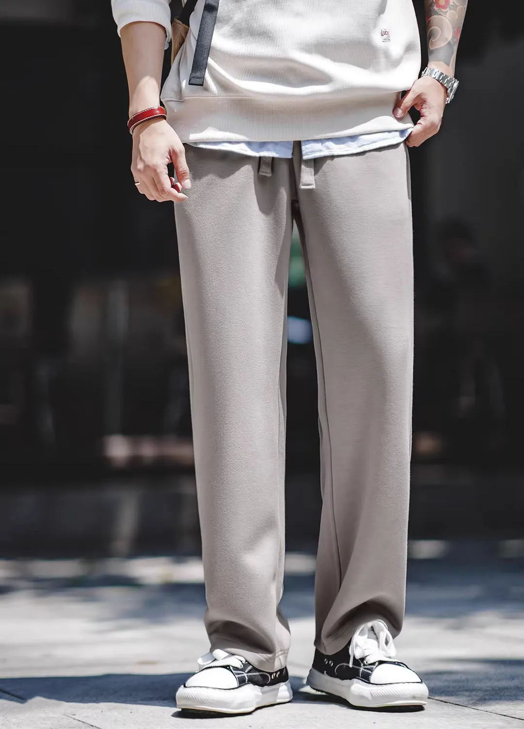 American Casual Air Layer Loose Anti-Wrinkle Stretch Men's Trousers