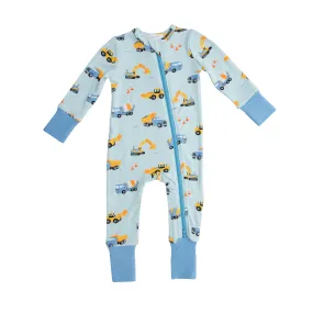 Angel Dear Construction 2 Way Zipper Romper
