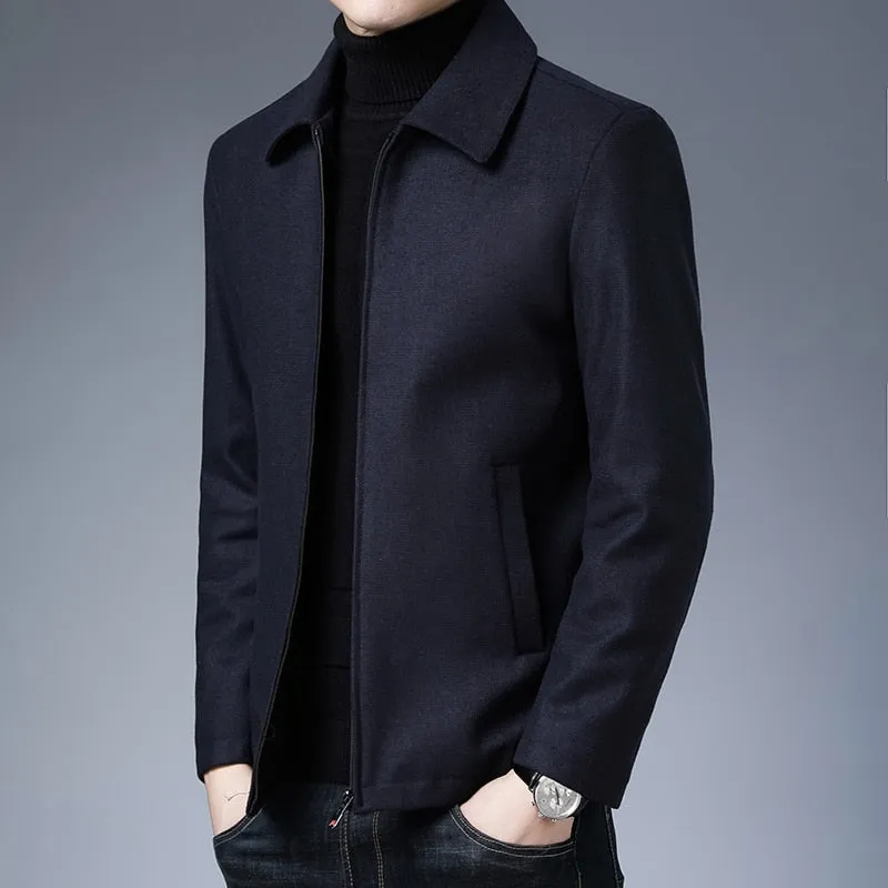 Angelo Ricci™ Designer Business Style Lapel Autumn Jacket
