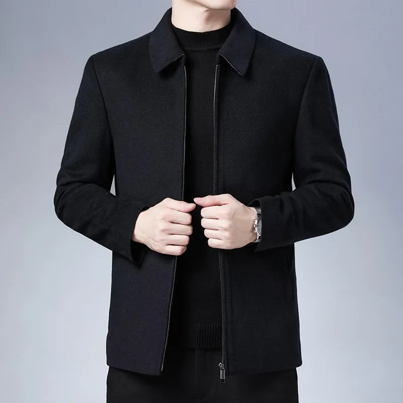 Angelo Ricci™ Designer Business Style Lapel Autumn Jacket
