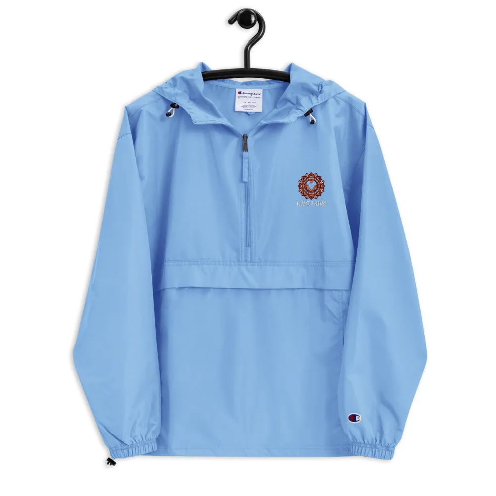 Animal Kingdom Hidden Mickey Wild Things Embroidered Champion Packable Jacket