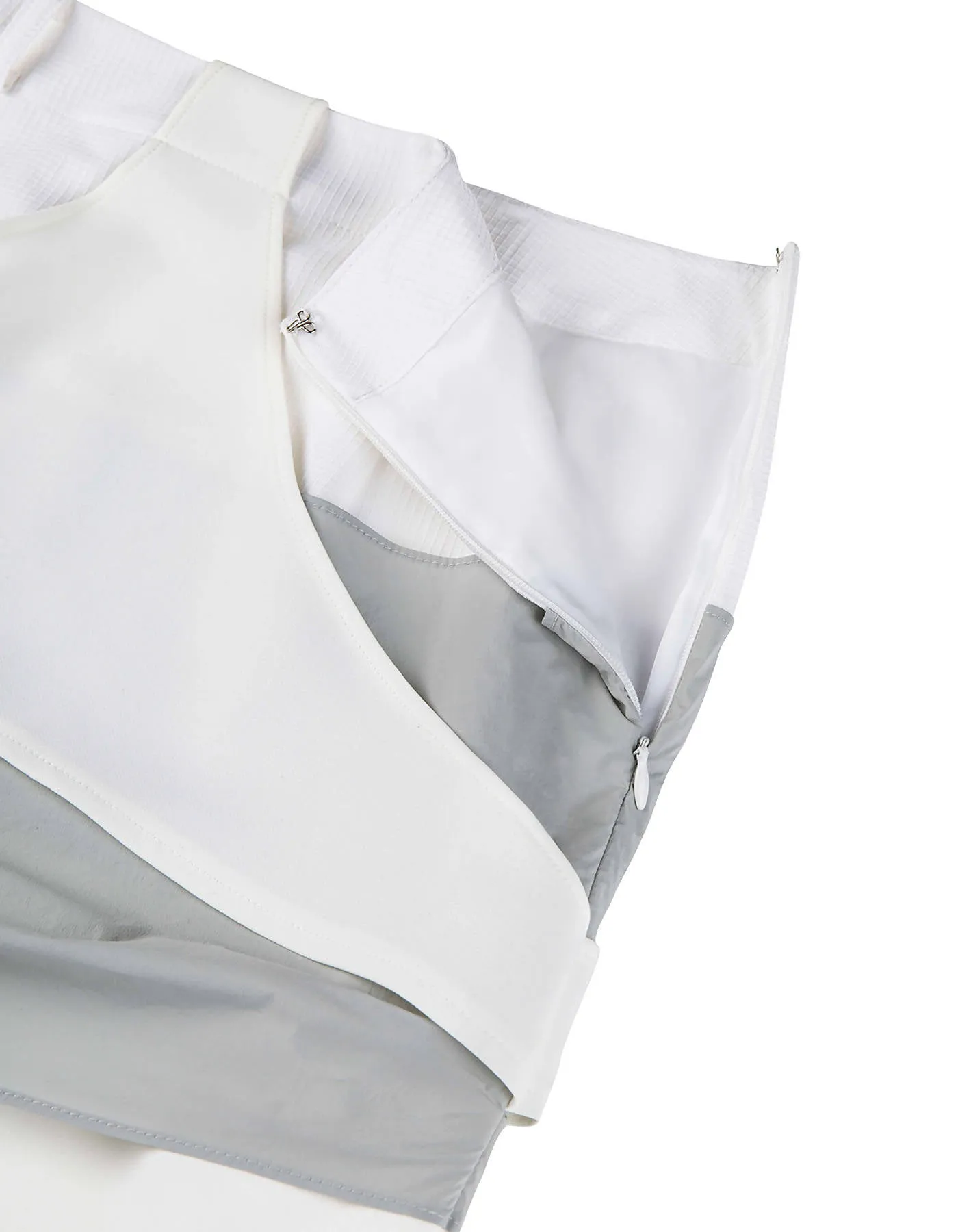 Asymmetry In&Out Skirt