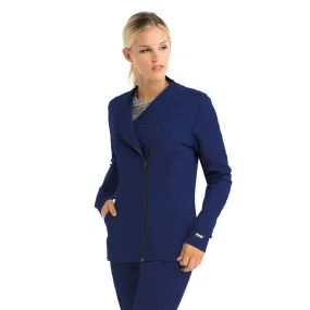 Barco Grey's Anatomy Women's Indigo iMPACT Barco Grey's anatomy iMPACT Warm-Up Jacket