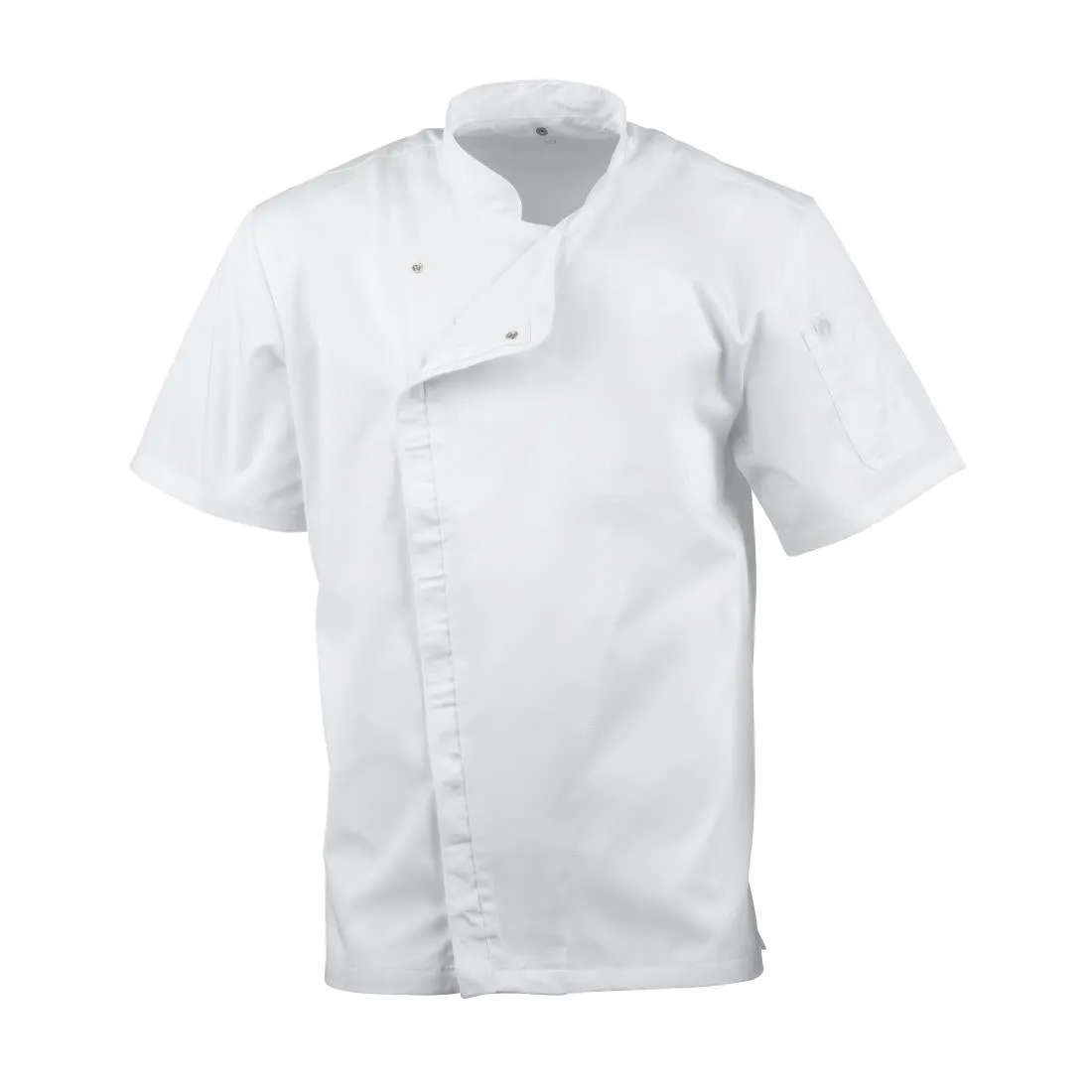 BB669-L Chef Works Cannes Short Sleeve Chefs Jacket Size L