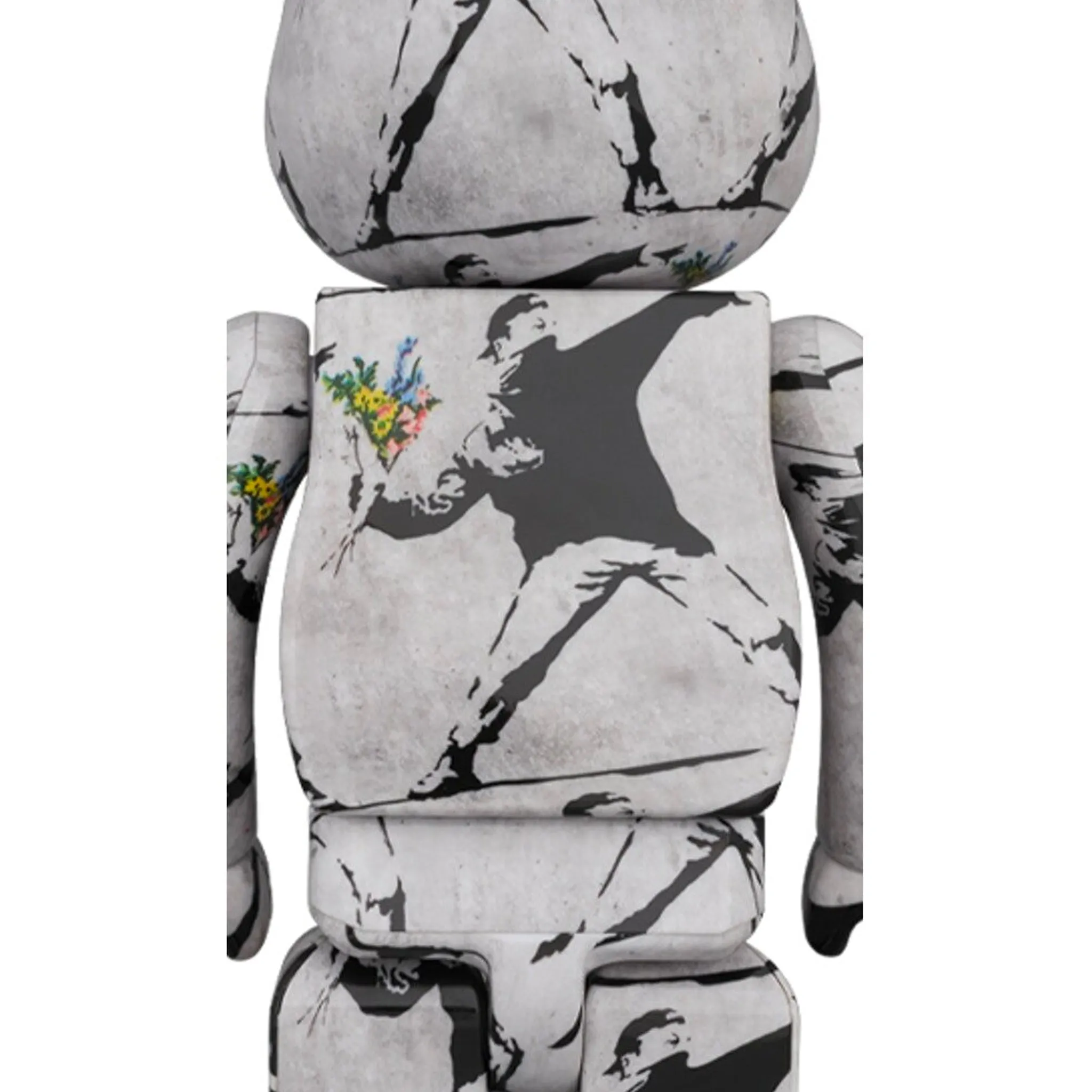 Be@rbrick x Brandalism - Banksy Flower Bomber 100%   400%