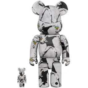 Be@rbrick x Brandalism - Banksy Flower Bomber 100%   400%