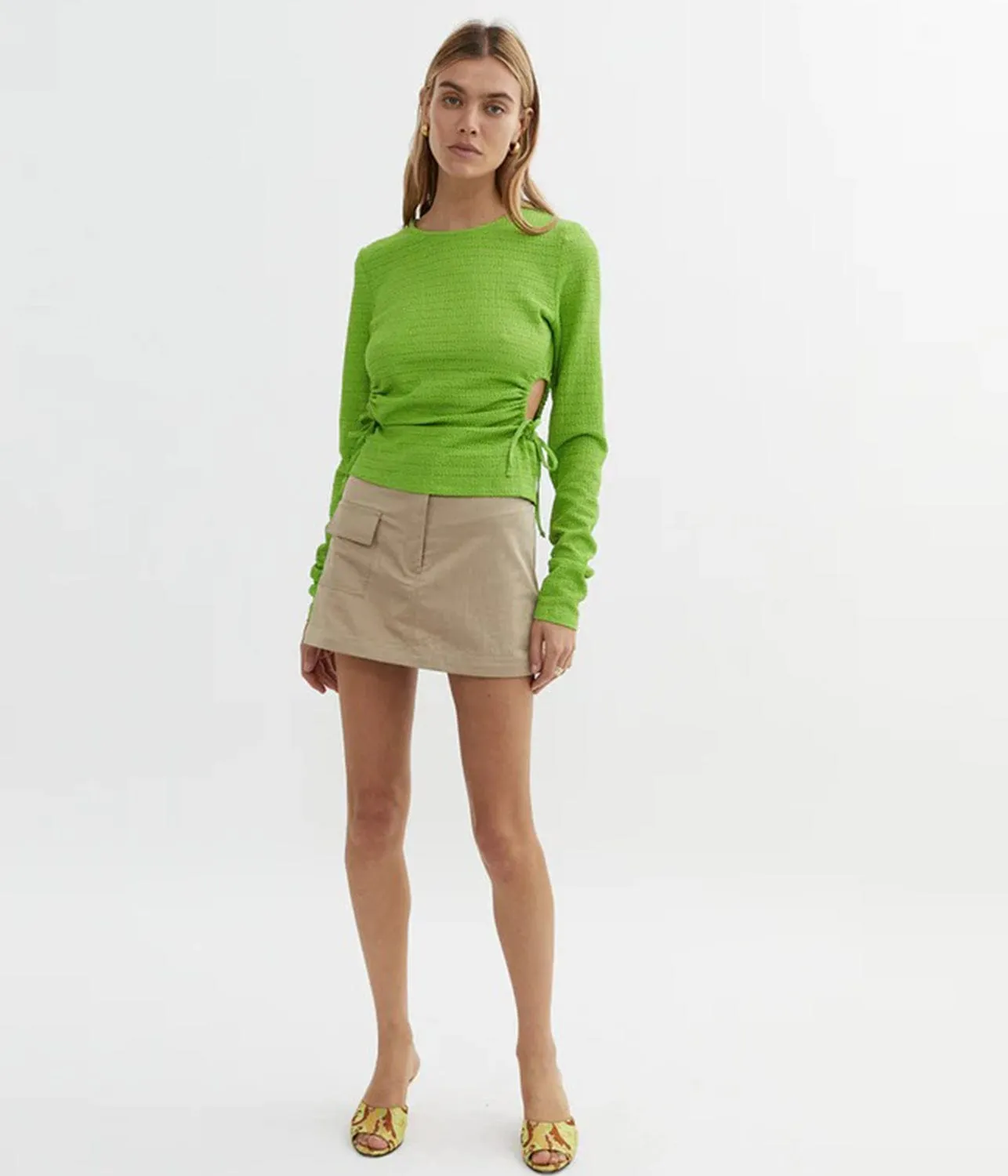 BLAKE SKIRT- BEIGE