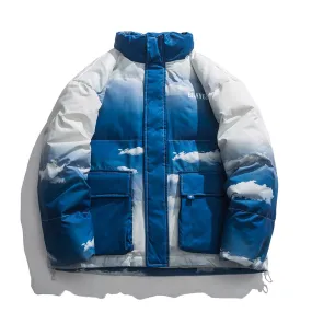 BRAVE BRAIN LAB HIGH NECK DYEING BOMBER JACKET