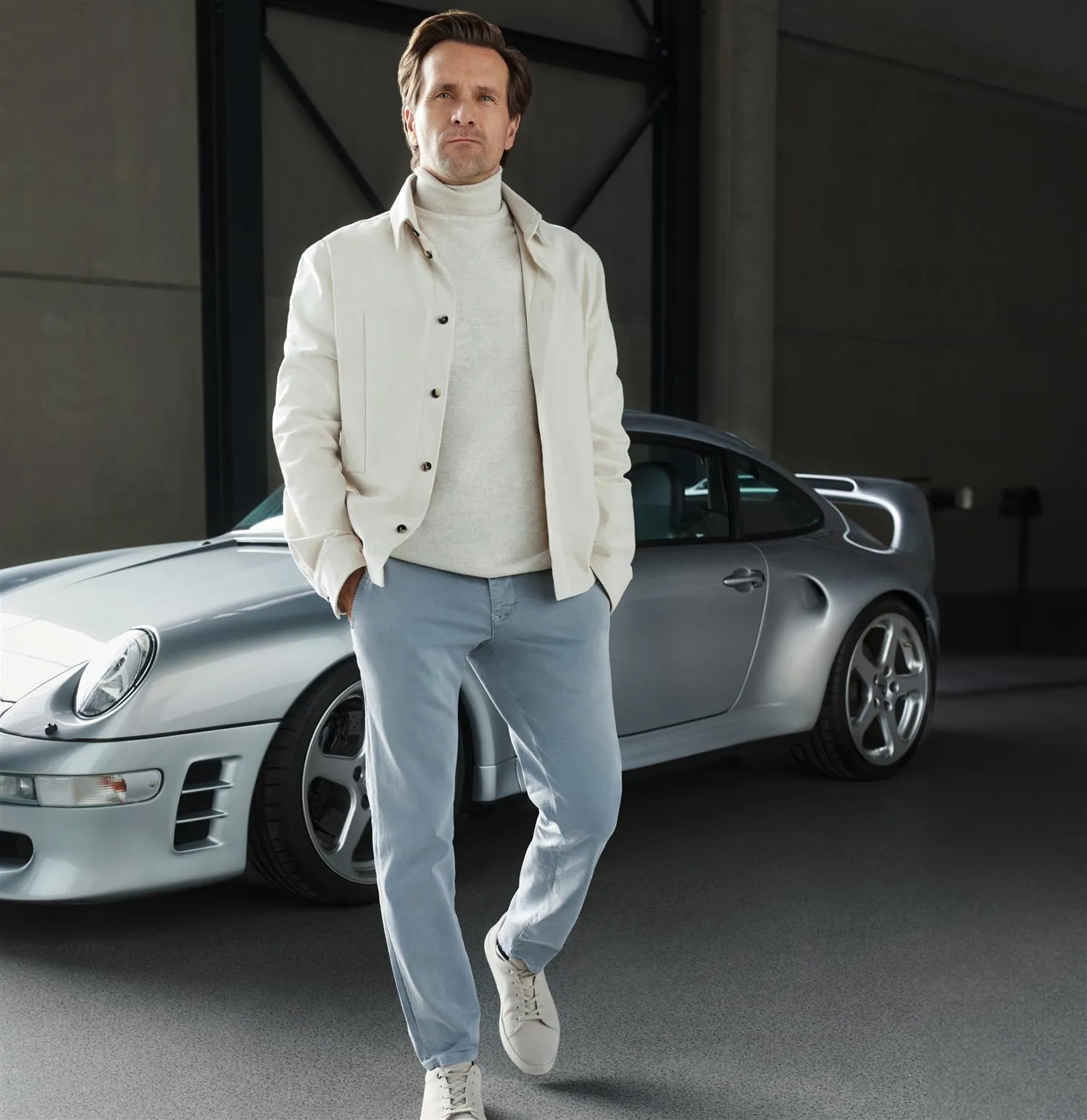 Bukse Drivers pants Chinos  Lyseblå