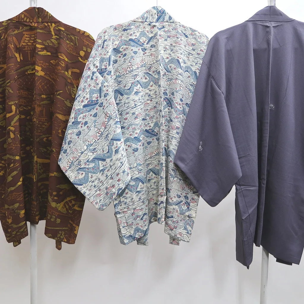 Bundle 15pcs Silk Haori Jacket Wholesale Bulk Free Shipping #467