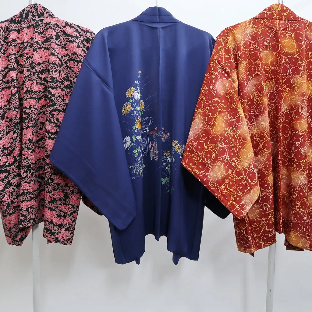Bundle 15pcs Silk Haori Jacket Wholesale Bulk Free Shipping #467