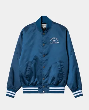 Carhartt WIP - Class of 89 Bomber Jacket - Elder/White