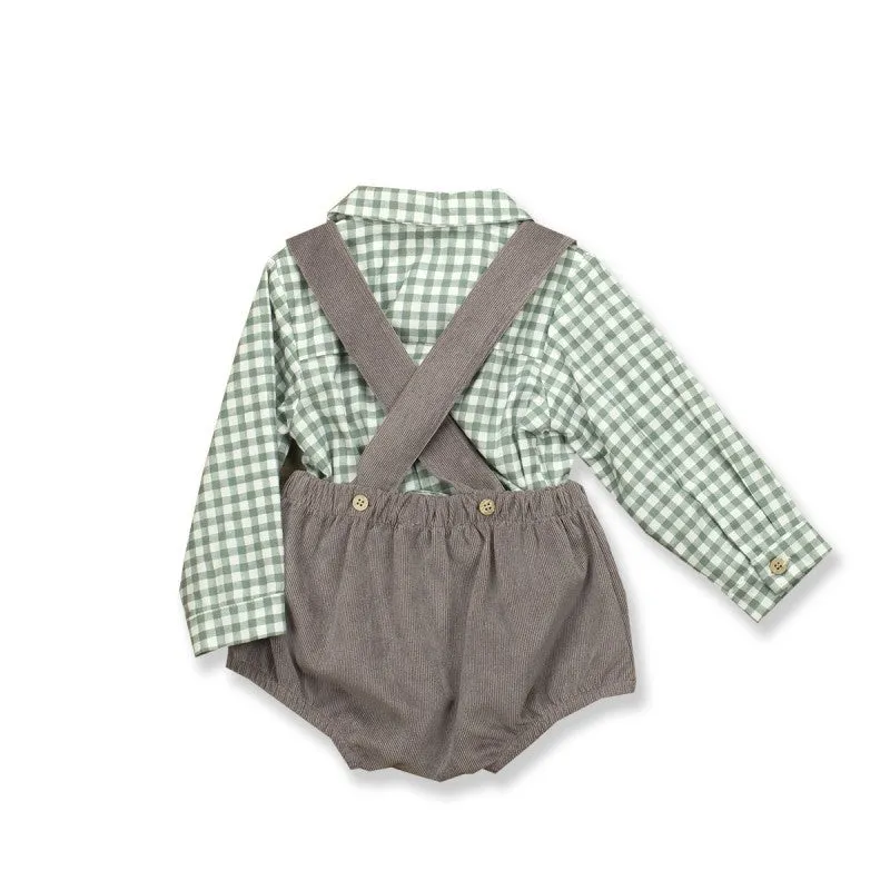 Caring Two-Piece Romper Set