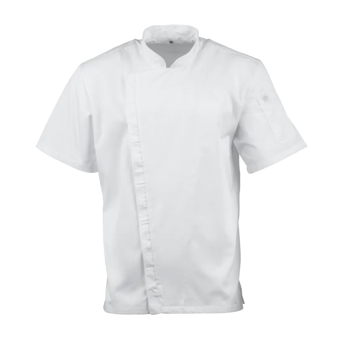 Chef Works Cannes Short Sleeve Chefs Jacket Size L - BB669-L