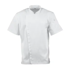 Chef Works Cannes Short Sleeve Chefs Jacket Size M - BB669-M