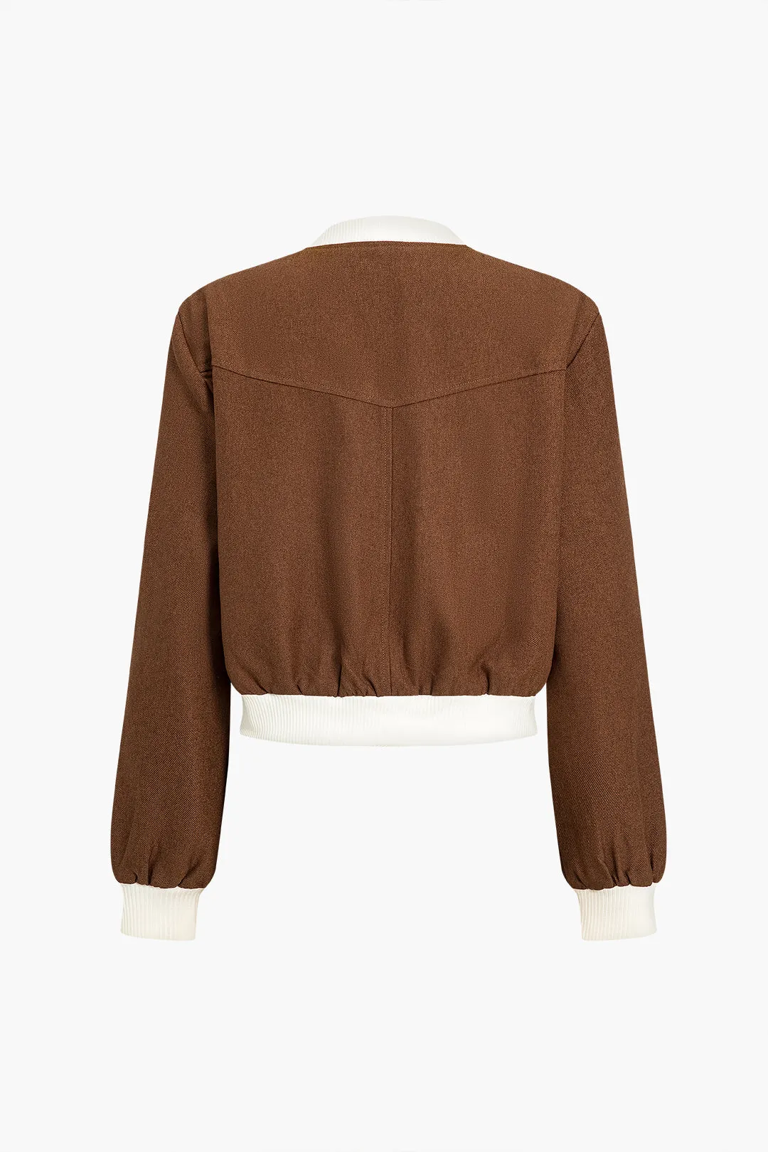 Contrast Patchwork Jacket