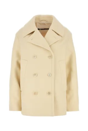 Cream wool coat