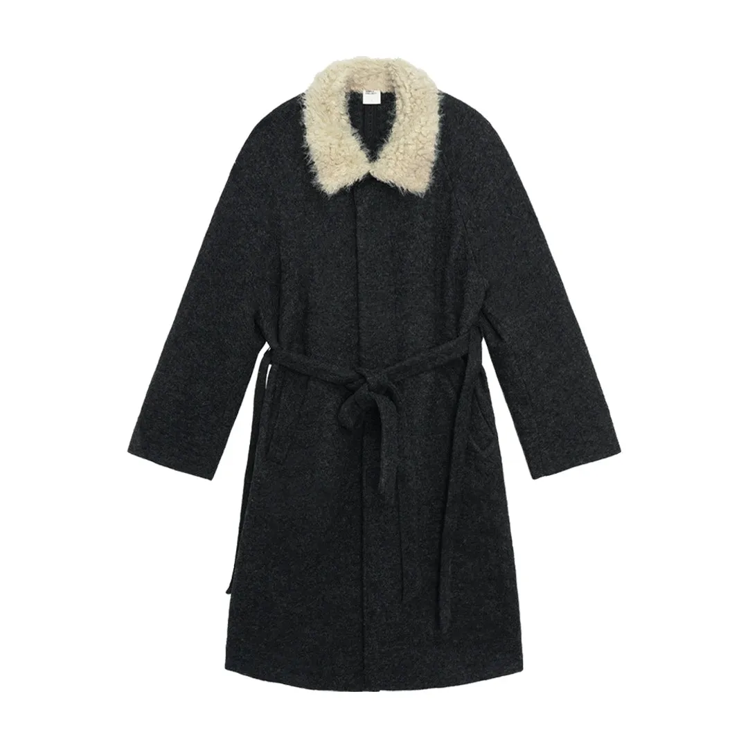 Dark Gray Wool Coat