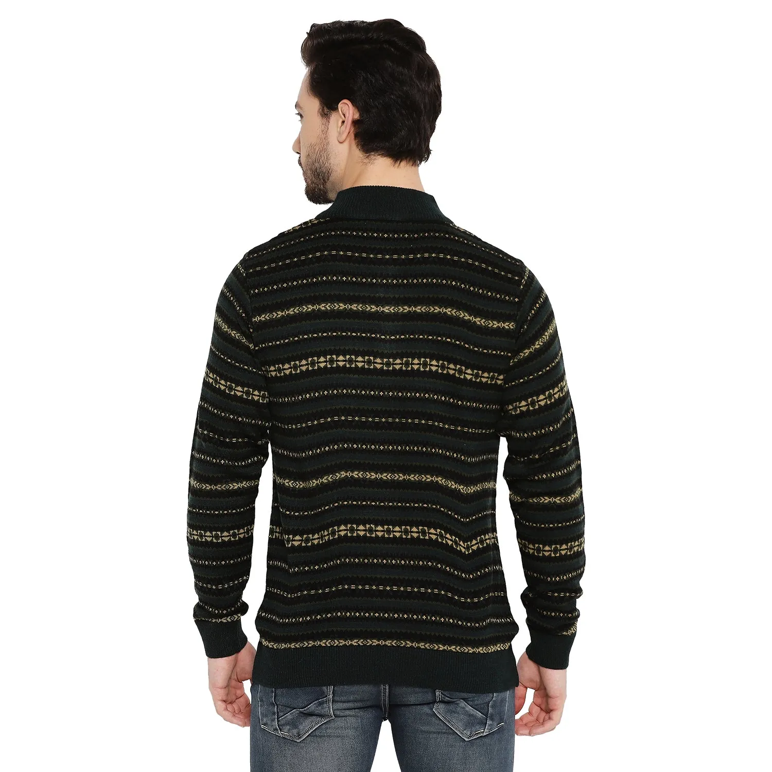 Duke Stardust Men Full Sleeve Half Zip Sweater (SDS2078)