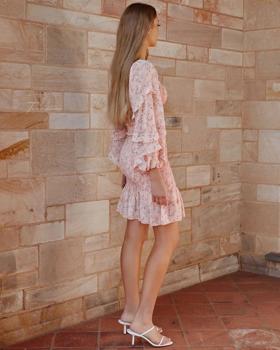 Elena Dress - Pink