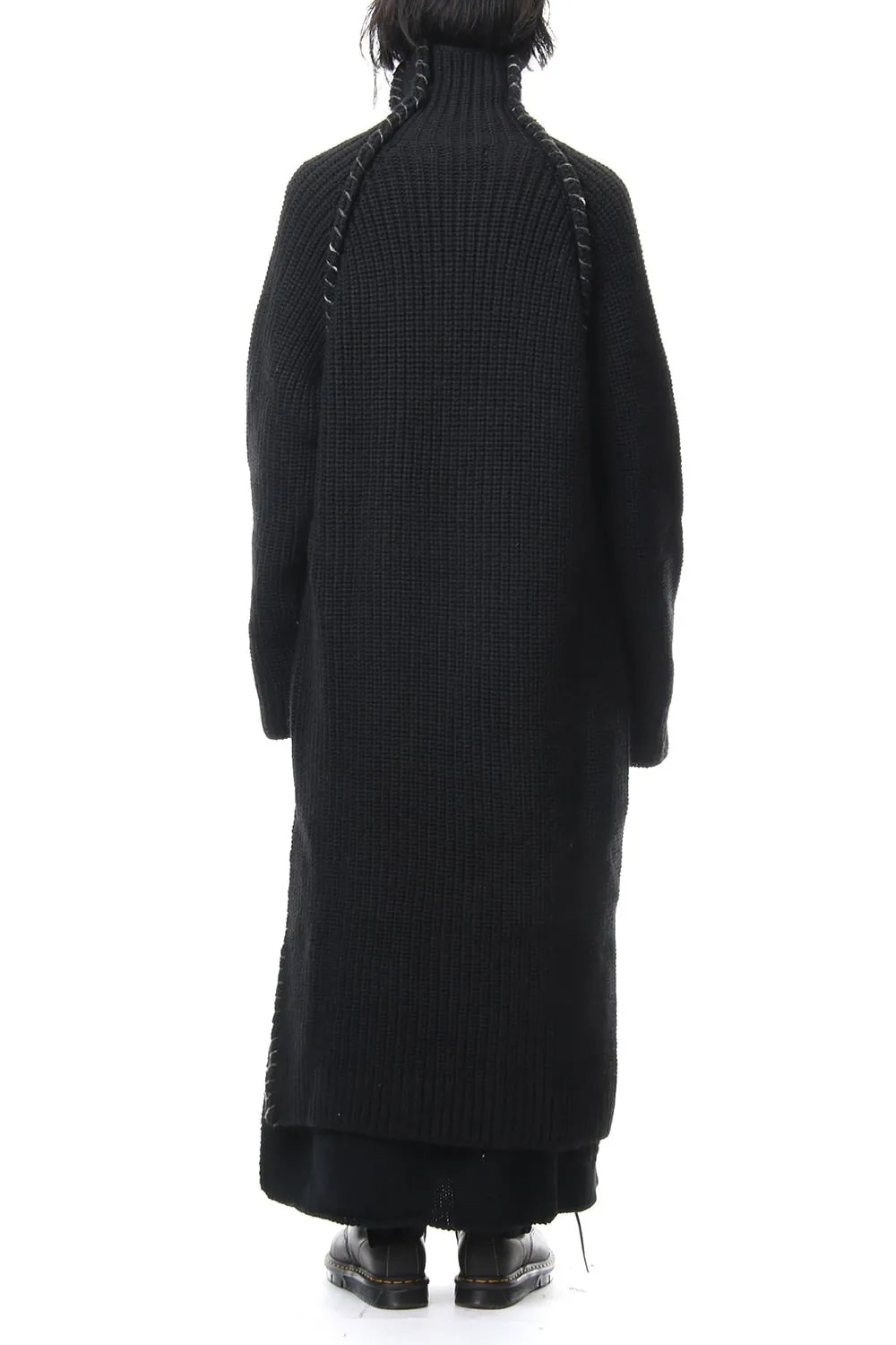 Embroidery Switching Coat
