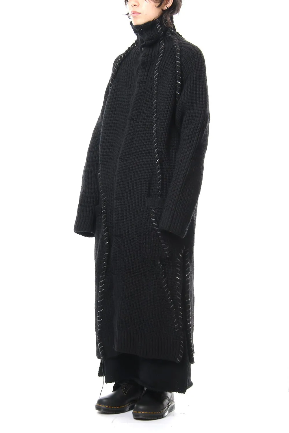 Embroidery Switching Coat