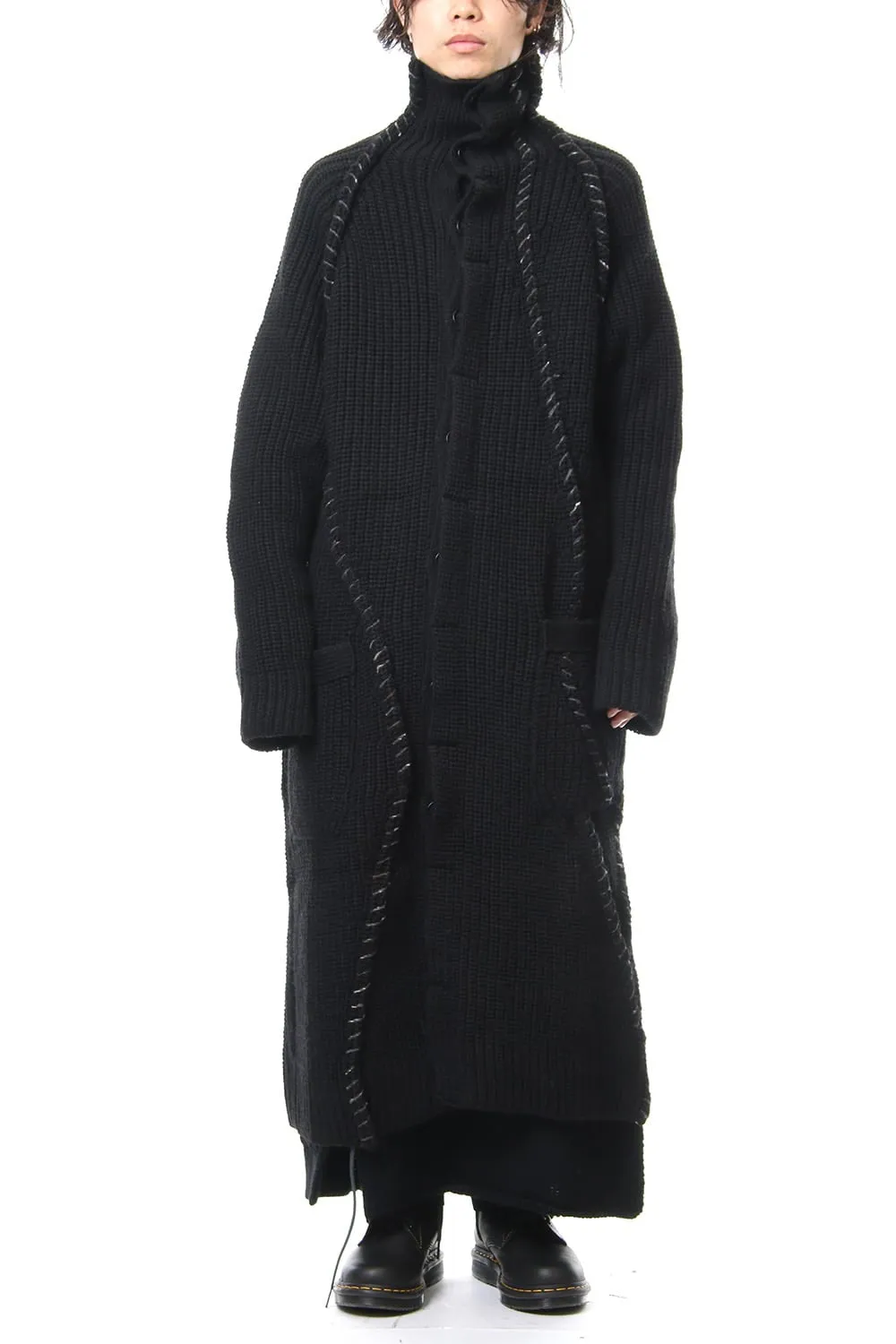 Embroidery Switching Coat
