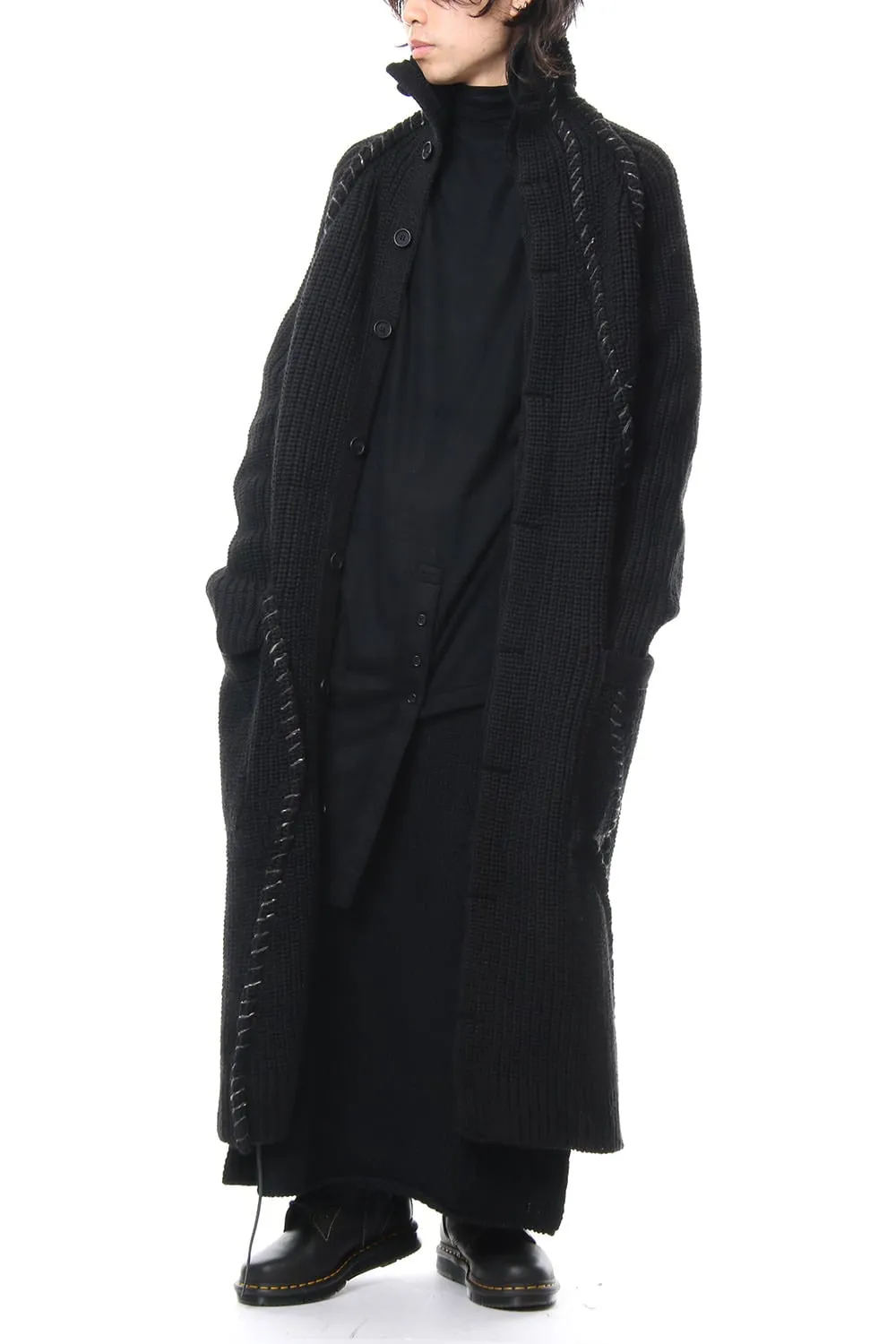 Embroidery Switching Coat