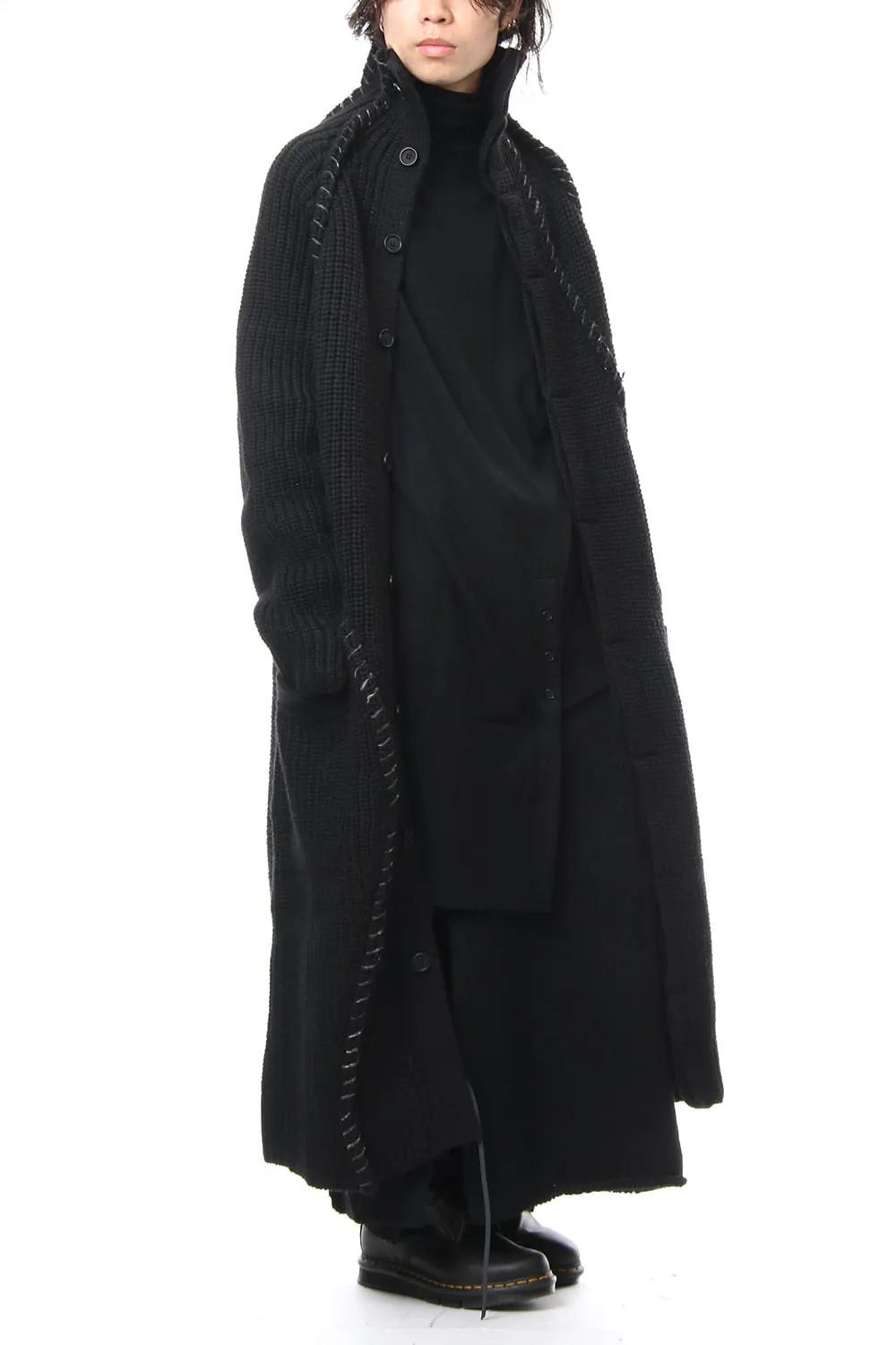 Embroidery Switching Coat