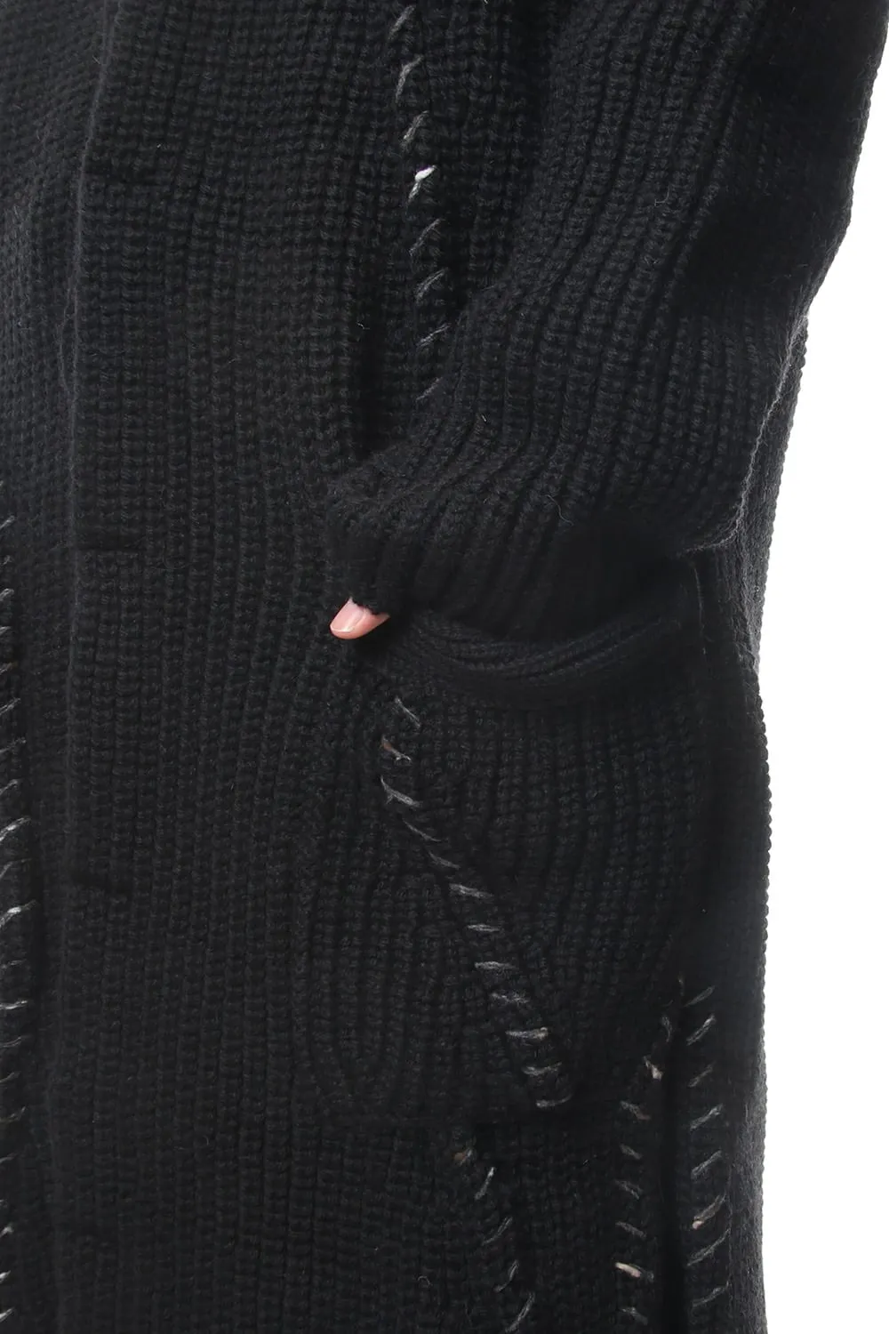Embroidery Switching Coat
