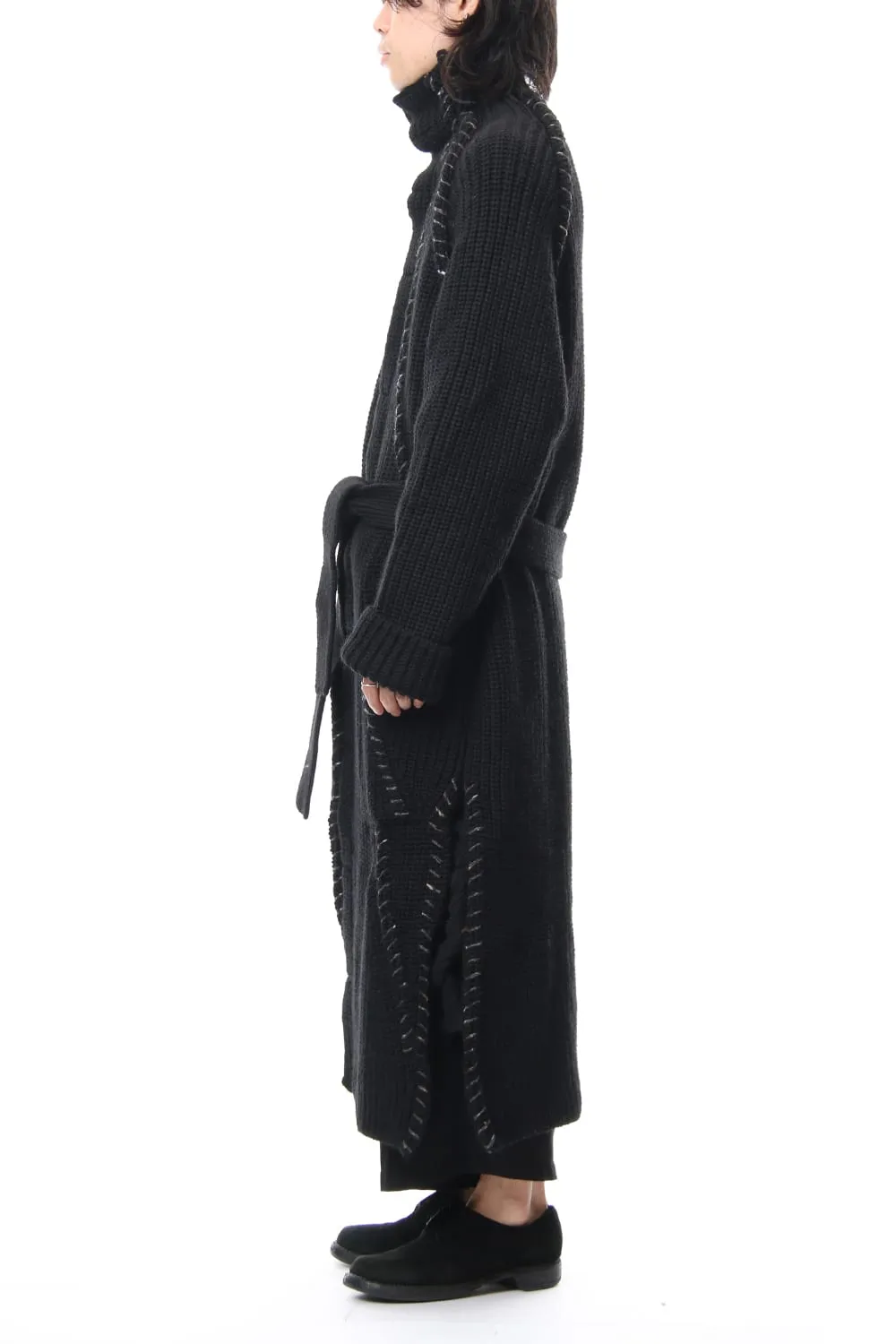 Embroidery Switching Coat