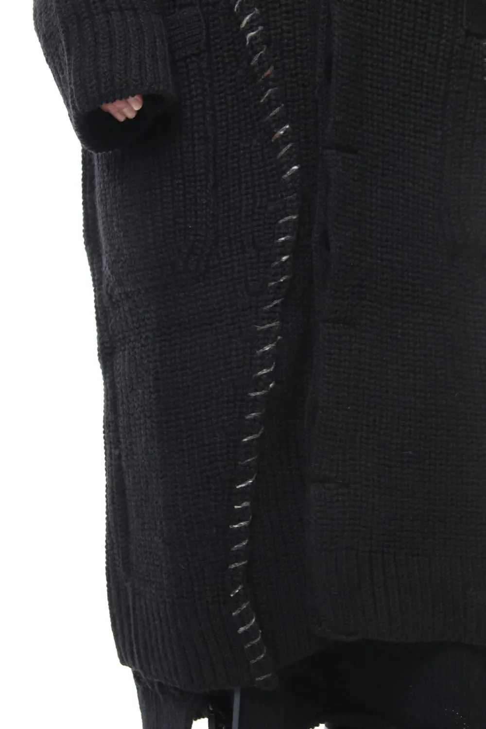 Embroidery Switching Coat
