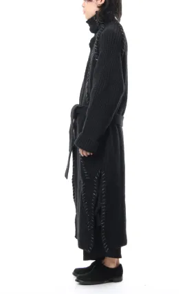 Embroidery Switching Coat