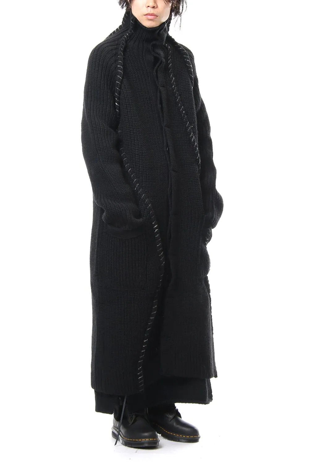 Embroidery Switching Coat