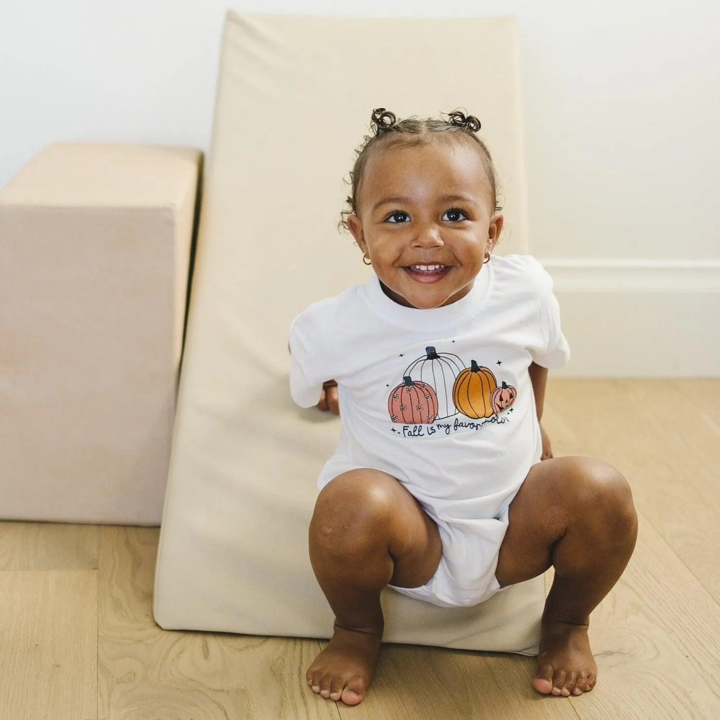 Fall Is My Favorite Color Organic Cotton T-Shirt Romper