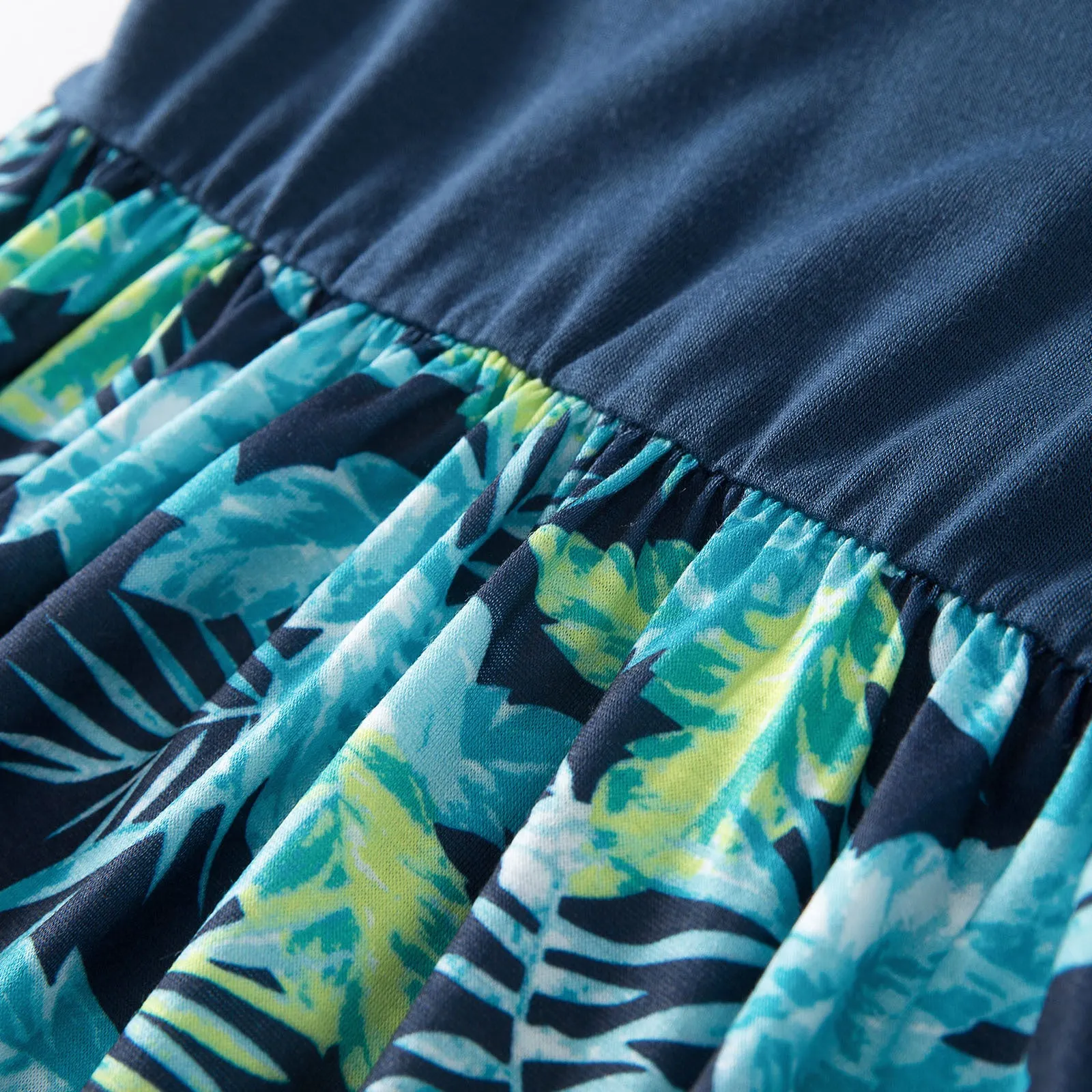 Family Matching Floral Print Dresses & T-shirts Sets