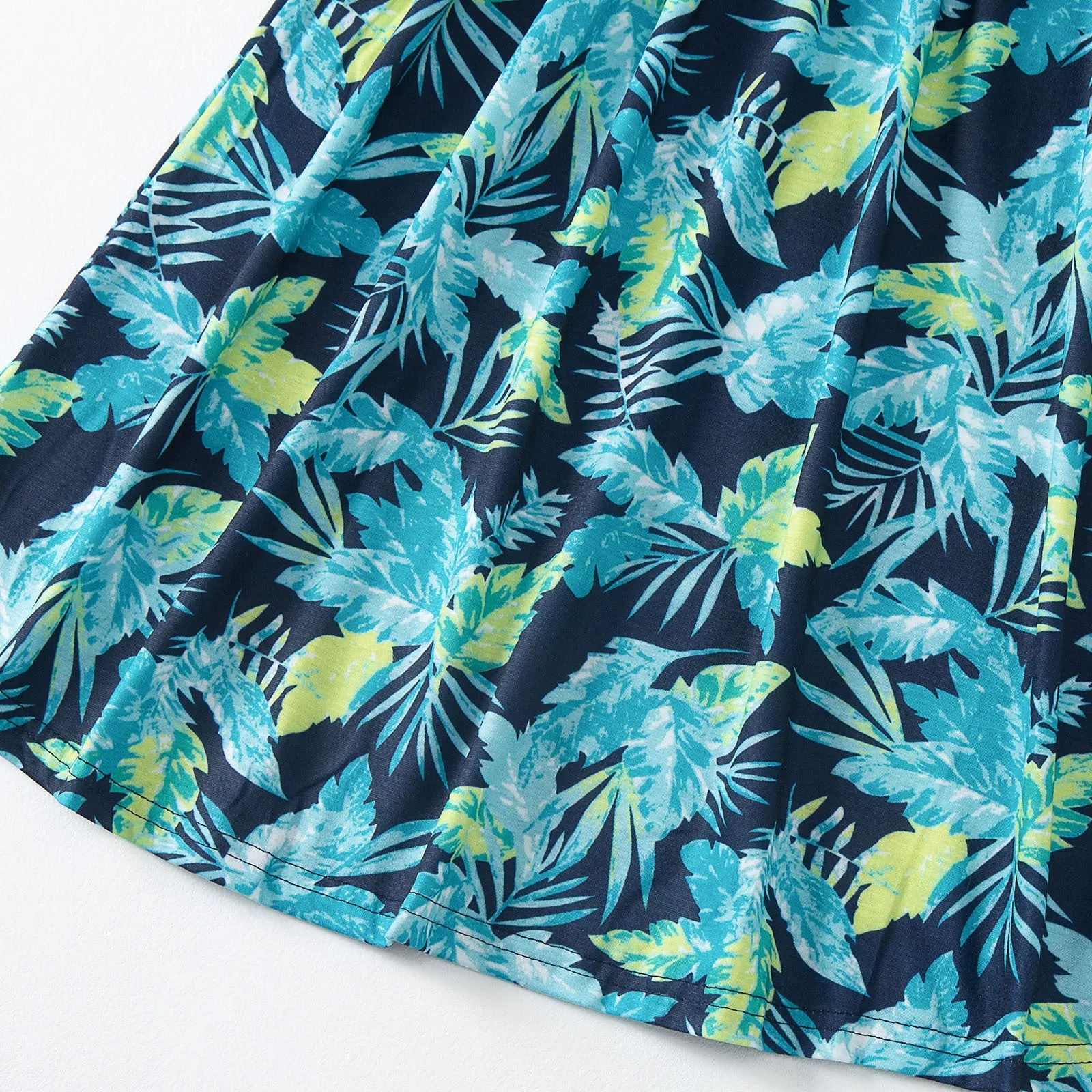 Family Matching Floral Print Dresses & T-shirts Sets