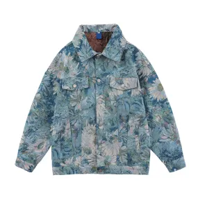 Floral Denim Jacket