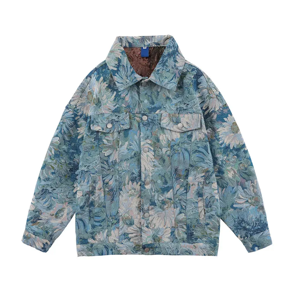 Floral Denim Jacket